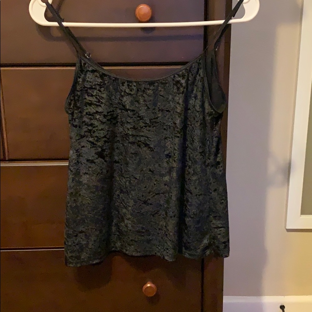 Velvet tank top
